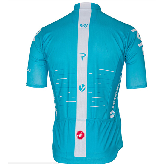 Maglia Sky Manica Corta 2017 celeste